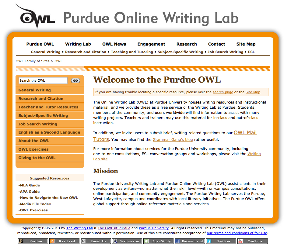 Purdue online writing lab annotated bibliography